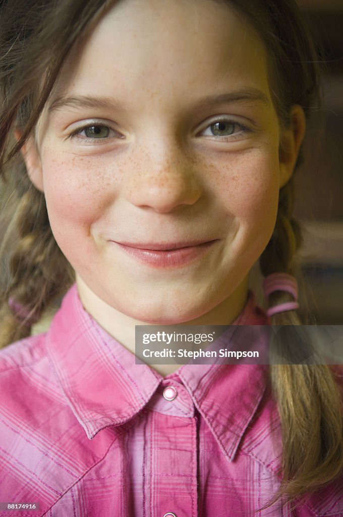 Portrait of smiling girl