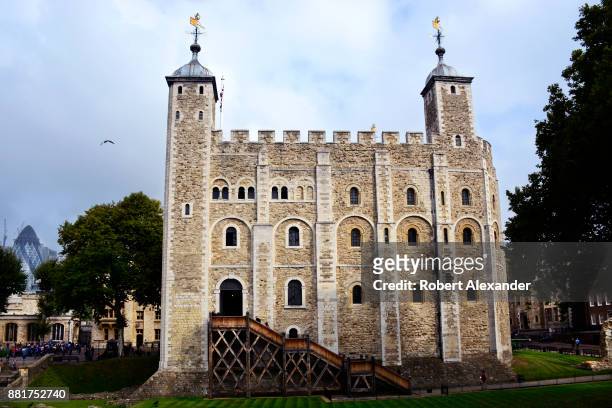 White Tower is the centerpiece of the Tower of London complex in London, England. White Tower was built by William the Conqueror in 1078.