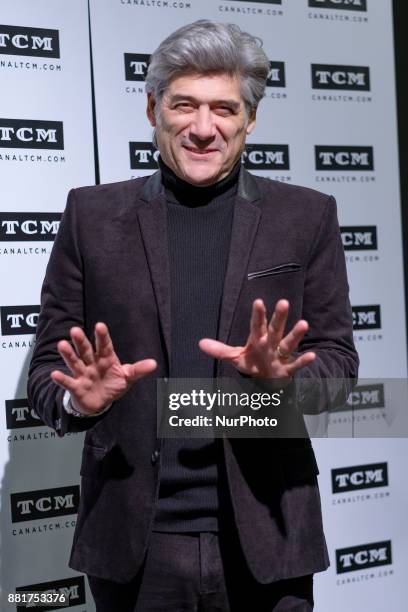 Actor Georges Corraface attends 'Nostromo: El Sueno Imposible de David Lean' photocall at the Palacio de la Prensa cinema on November 29, 2017 in...