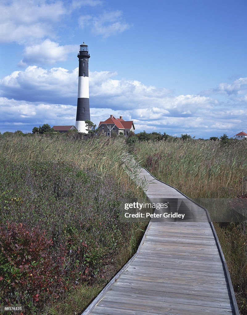 Lighthouse with path