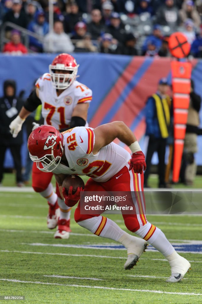 Sherman Rutherford Fullback Anthony Sherman of the Kansas City Chiefs in action against ...