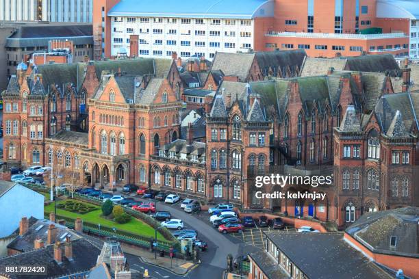 leeds general infirmary buildings - leeds university stock pictures, royalty-free photos & images