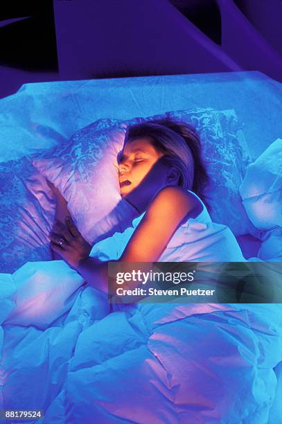 woman sleeping - woman with mouth open stock pictures, royalty-free photos & images