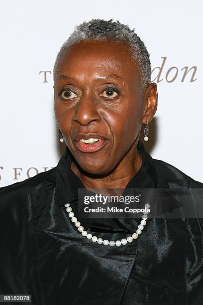 Model Bethann Hardison attends the Gordon Parks Foundation's Celebrating Fashion Awards Gala at Gotham Hall June 2, 2009 in New York City.