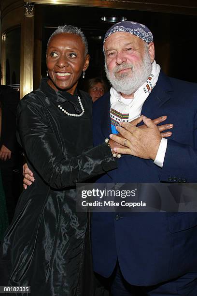 Model Bethann Hardison and photographer Bruce Weber attend the Gordon Parks Foundation's Celebrating Fashion Awards Gala at Gotham Hall on June 2,...