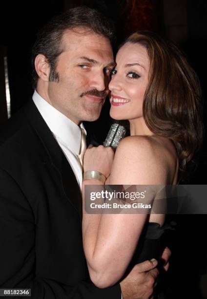 Marc Kudisch and Shannon Lewis attend the American Theatre Wing's 2009 Spring Gala at Cipriani 42nd Street on June 1, 2009 in New York City.