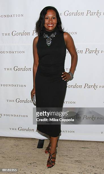 Alexis Clark attends the Gordon Parks Foundation's Celebrating Fashion Awards Gala at Gotham Hall on June 2, 2009 in New York City.