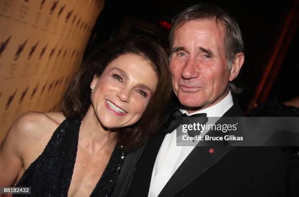 Tovah Feldshuh and Jim Dale attend the American Theatre Wing's 2009 Spring Gala at Cipriani 42nd Street on June 1, 2009 in New York City.