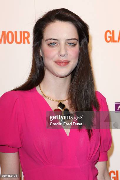 Michelle Ryan attends 'Glamour Women of the Year Awards' at Berkeley Square Gardens on June 2, 2009 in London, England.