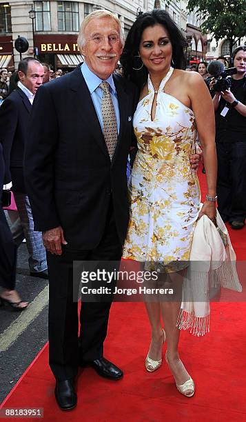 Bruce Forsyth and guest attend the press night of Sister Act: The Musical at London Palladium on June 2, 2009 in London, England.