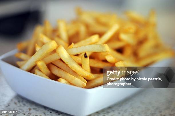 french fries - frites stock pictures, royalty-free photos & images