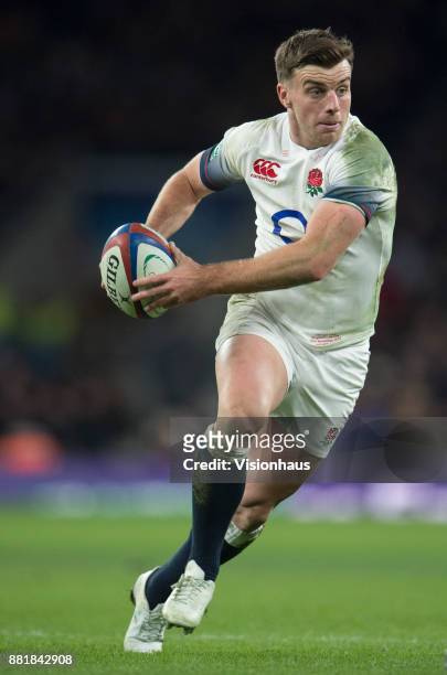 George Ford of England during the Old Mutual Wealth Series autumn international match between England and Samoa at Twickenham Stadium on November 25,...