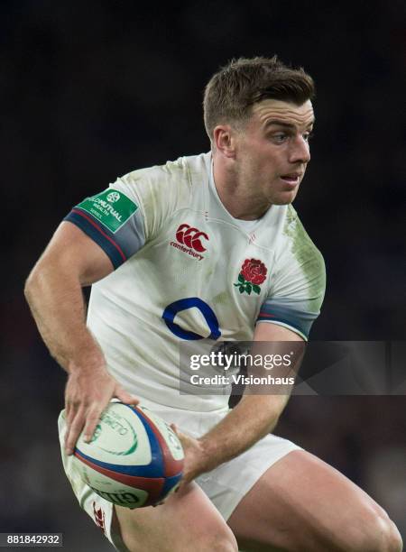 George Ford of England during the Old Mutual Wealth Series autumn international match between England and Samoa at Twickenham Stadium on November 25,...