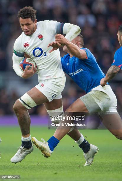 Courtney Lawes of England during the Old Mutual Wealth Series autumn international match between England and Samoa at Twickenham Stadium on November...