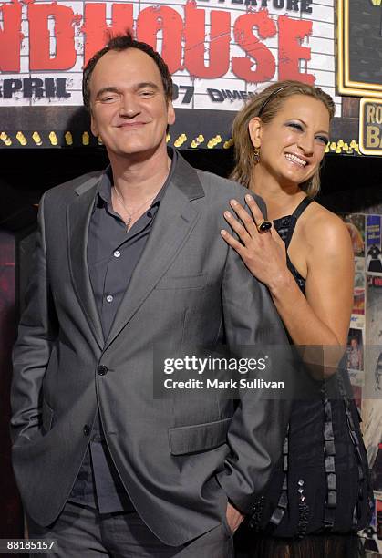 Quentin Tarantino and Zoe Bell