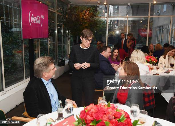 Tom Freston, Nancy Mahon and Bea Perez attend The Coca-Cola Company and host a luncheon in New York City to celebrate their long-term partnership and...