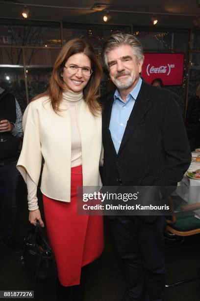 Desiree Gruber and Tom Freston attend The Coca-Cola Company and host a luncheon in New York City to celebrate their long-term partnership and raise...