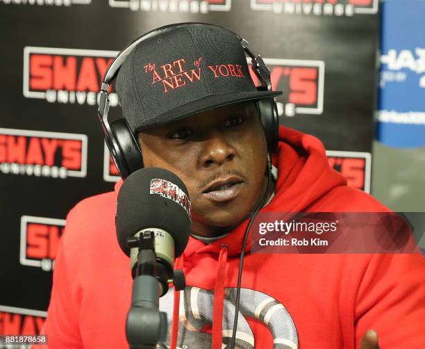 Jadakiss visits 'Sway in the Morning' at SiriusXM Studios on November 29, 2017 in New York City.