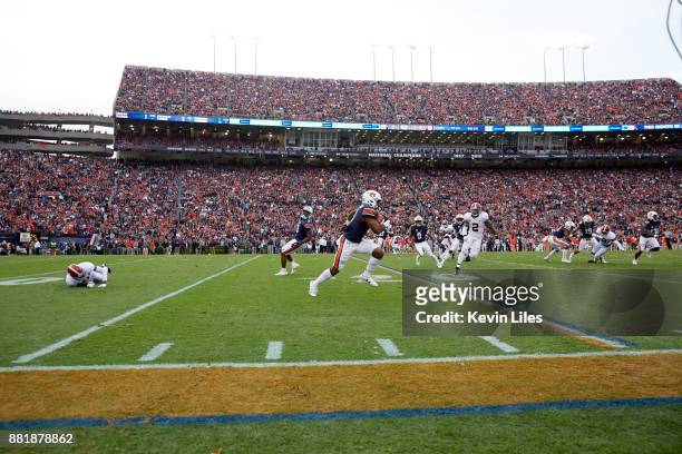Auburn Noah Igbinoghene in action vs Alabama at Jordan-Hare Stadium. Auburn, AL CREDIT: Kevin Liles