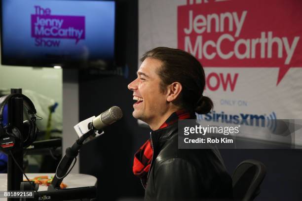 Zac Hanson of the band Hanson appears on 'The Jenny McCarthy Show' at SiriusXM Studios on November 29, 2017 in New York City.