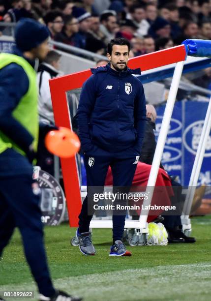 Joao Sacramento of Lille during the Ligue 1 match between Olympique Lyonnais and Lille OSC at Parc Olympique on November 29, 2017 in Lyon, .