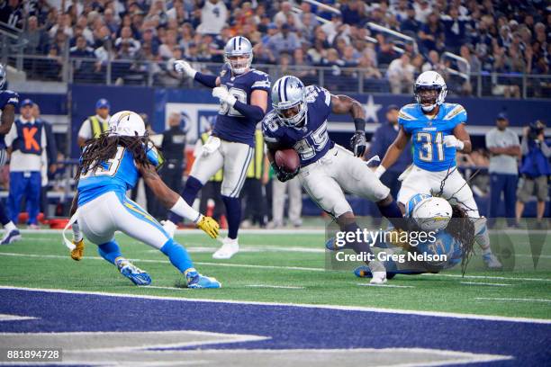Dallas Cowboys Rod Smith in action, rushing vs Los Angeles Chargers at AT&T Stadium. Arlington, TX CREDIT: Greg Nelson