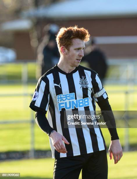 Jack Colback during the Premier League 2 match between Newcastle United and Swansea City at The Newcastle United Academy on November 29 in Newcastle...