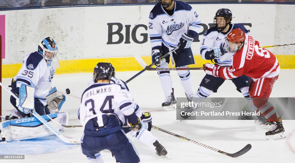 University of Maine vs Boston University hockey