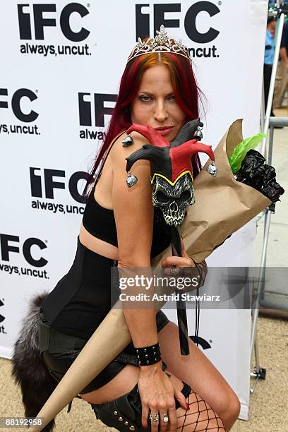 Hottest Rocker Mom Winner Debra Diamant attends America's Hottest Rocker Mom Contest at Madison Square Park on June 3, 2009 in New York City.