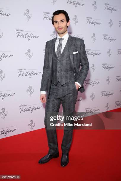 Mark-Francis Vandelli attends the UK launch event for the new Ferrari Portofino at Kensington Olympia on November 29, 2017 in London, England.