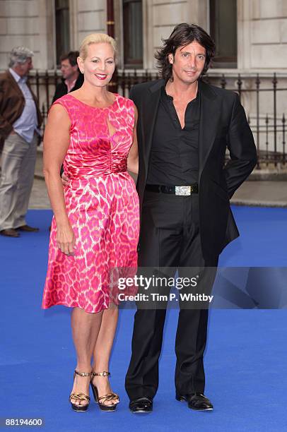 Jackie Llewellyn Bowen and Lawrence Llewellyn Bowen attend The Royal Academy of Arts Summer Exhibition Preview Party 2009 at Royal Academy of Arts on...