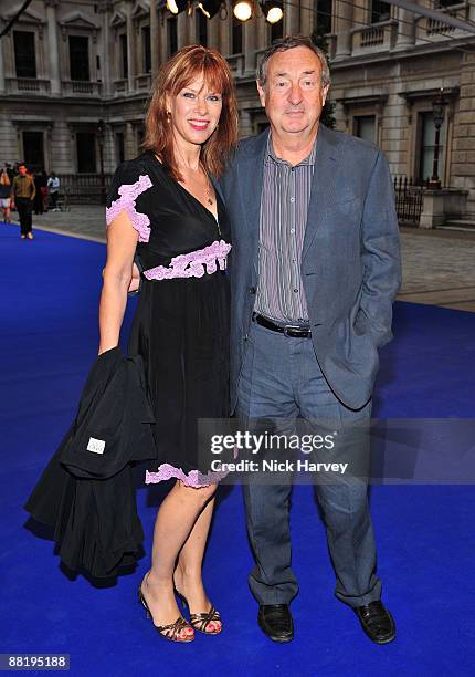 Nick Mason from Pink Floyd with his wife Annette attend the Summer Exhibition Preview Party 2009 at the Royal Academy of Arts on June 3, 2009 in...