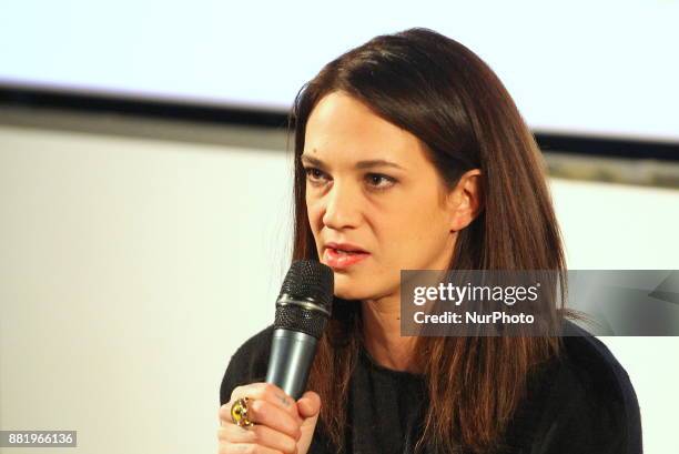 The italian actress Asia Argento, guest director of the 35th edition of Torino Film Festival present the movie &quot;Out Of The Blue&quot; by Dennis...