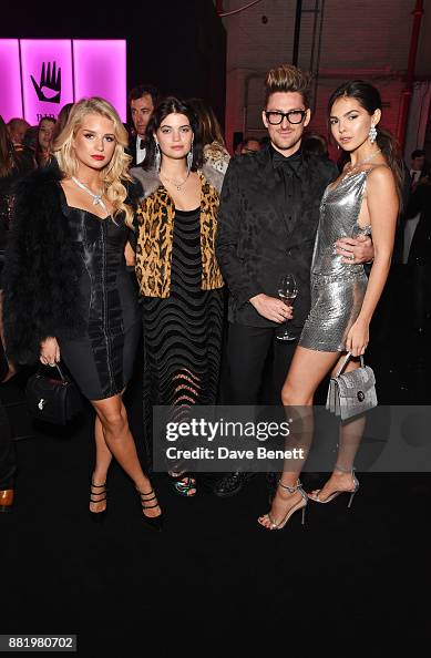 Lottie Moss, wearing Bulgari, Pixie Geldof, Henry Holland and Doina