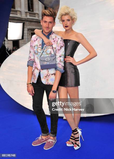 Fashion designer Henry Holland and model Agyness Deyn attends the Summer Exhibition Preview Party 2009 at the Royal Academy of Arts on June 3, 2009...