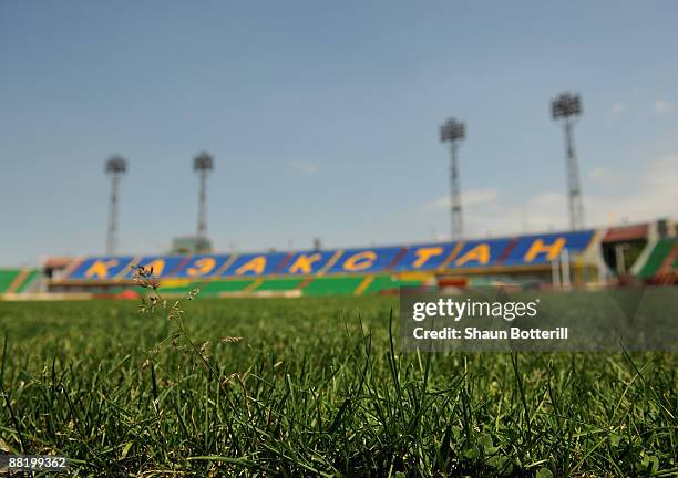 General view of Central Stadium on June 4, 2009 in Almaty, Kazakhstan. The World Cup qualifier match between England and Kazakhstan will be played at...