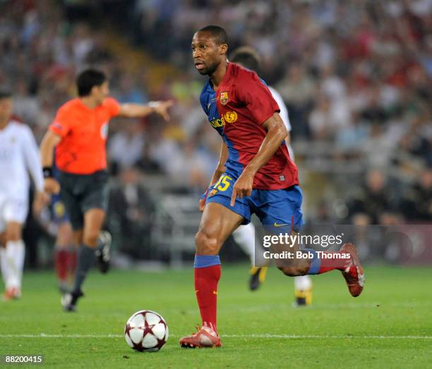 Seydou Keita of Barcelona during the UEFA Champions League Final match between Barcelona and Manchester United at the Stadio Olimpico on May 27, 2009...