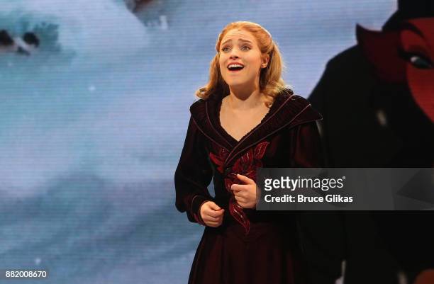 Christy Altomare as Anastasia performs during a special Broadway performance of "Journey To The Past" to honor The 20th Anniversary of the Oscar...