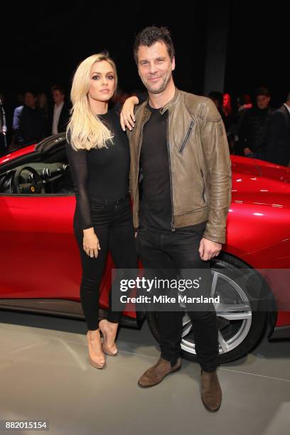 Emma Walsh and David Green attend the UK launch event for the new Ferrari Portofino at Kensington Olympia on November 29, 2017 in London, England.