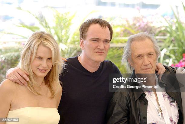 Daryl Hannah, Quentin Tarantino and David Carradine