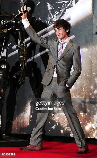 Actor Anton Yelchin attends the "Terminator Salvation" Japan Premiere at Lalaport Toyosu on June 4, 2009 in Tokyo, Japan. The film will open on June...