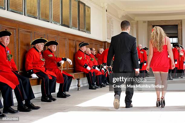 Chelsea Pensioners attend the annual Founders Day Parade at Royal Hospital Chelsea on June 4, 2009 in London, England.