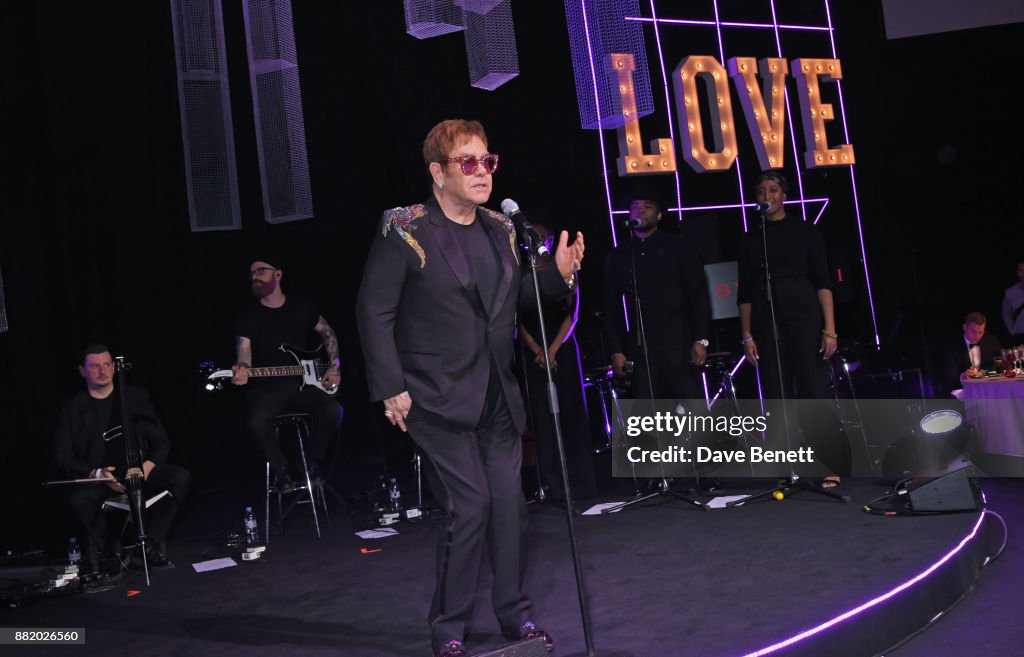 Sir Elton John speaks at CLUB LOVE for the Elton John AIDS Foundation