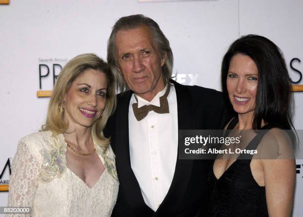 Vicki Roberts, David Carradine and Annie Bierman