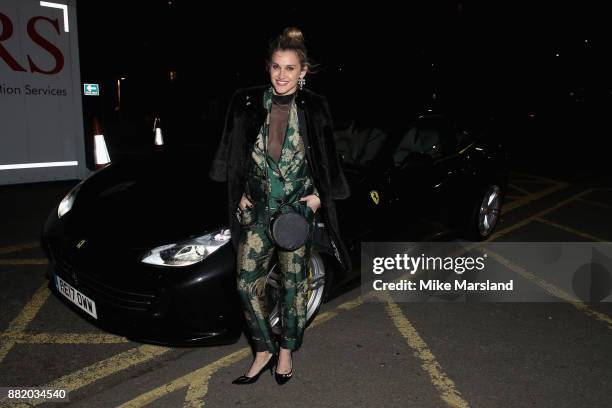 Ashley Roberts attends the UK launch event for the new Ferrari Portofino at Kensington Olympia on November 29, 2017 in London, England.