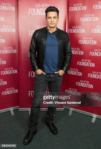 Actor James Franco attends SAG-AFTRA Foundation Conversations Career Retrospective with James Franco at SAG-AFTRA Foundation Screening Room on...
