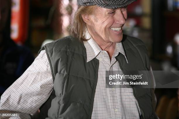 Actor-Musician David Carradine in Los Angeles, California on December 1, 2007.