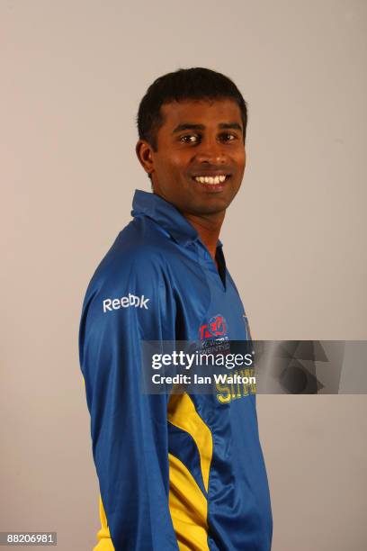 Chamara Silva of Sri Lanka poses for a portrait prior to the ICC World Twenty20 at the Marriot Maida Vale on June 4, 2009 in London, England.