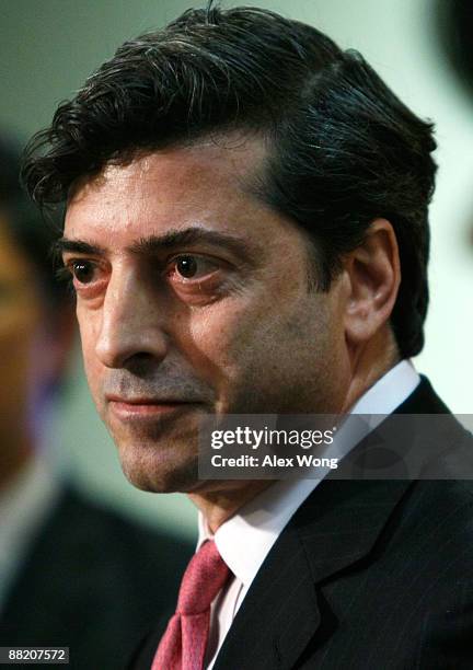 Securities and Exchange Commission Enforcement Director Robert Khuzami listens to questions during a news conference at SEC�s headquarters June 4,...