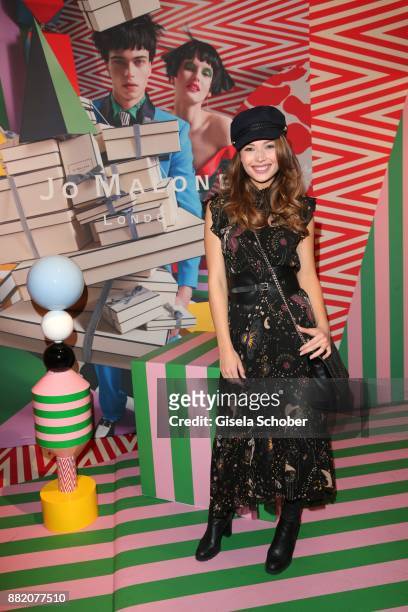Lena Meckel during the Jo Malone London 'Crazy Colourful Christmas' event at Goldberg Studios on November 29, 2017 in Munich, Germany.